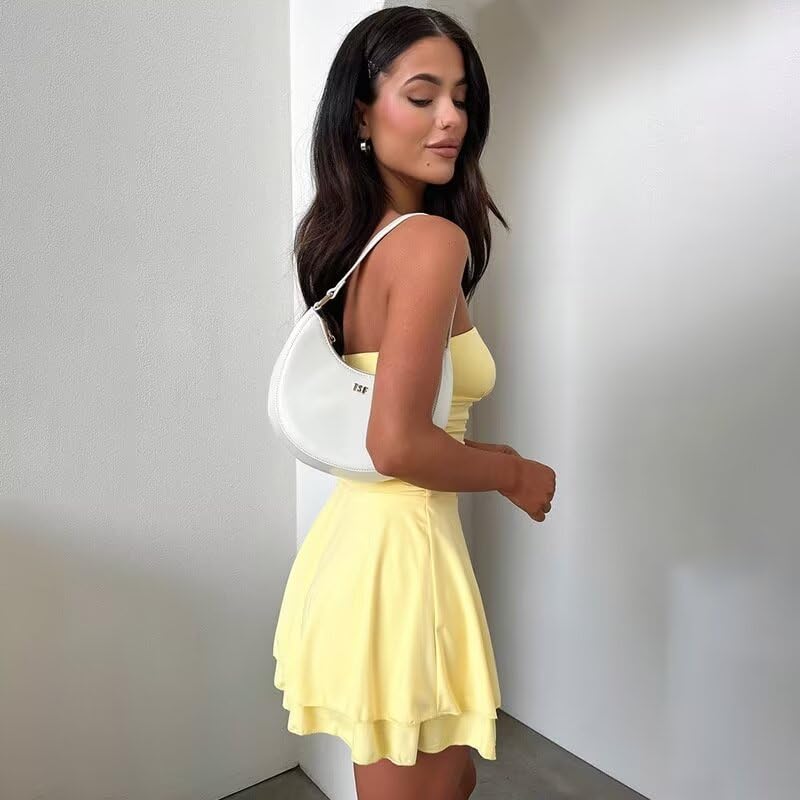 Strapless Swing Mini One-piece Dress