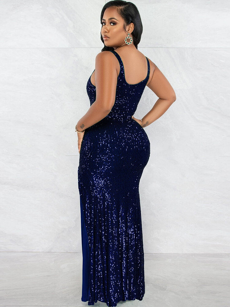 Split Sleeve One-piece Dress