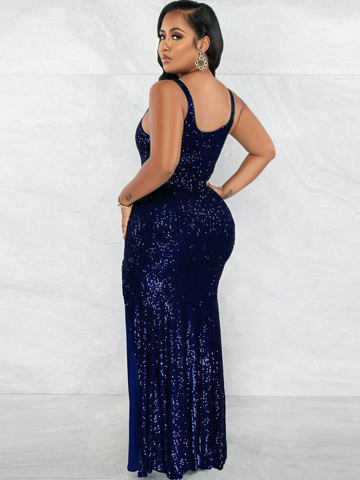 Split Sleeve One-piece Dress