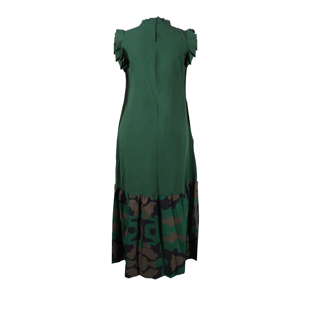 Plus Size Sleeveless Printed Dresses