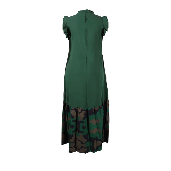 Plus Size Sleeveless Printed Dresses