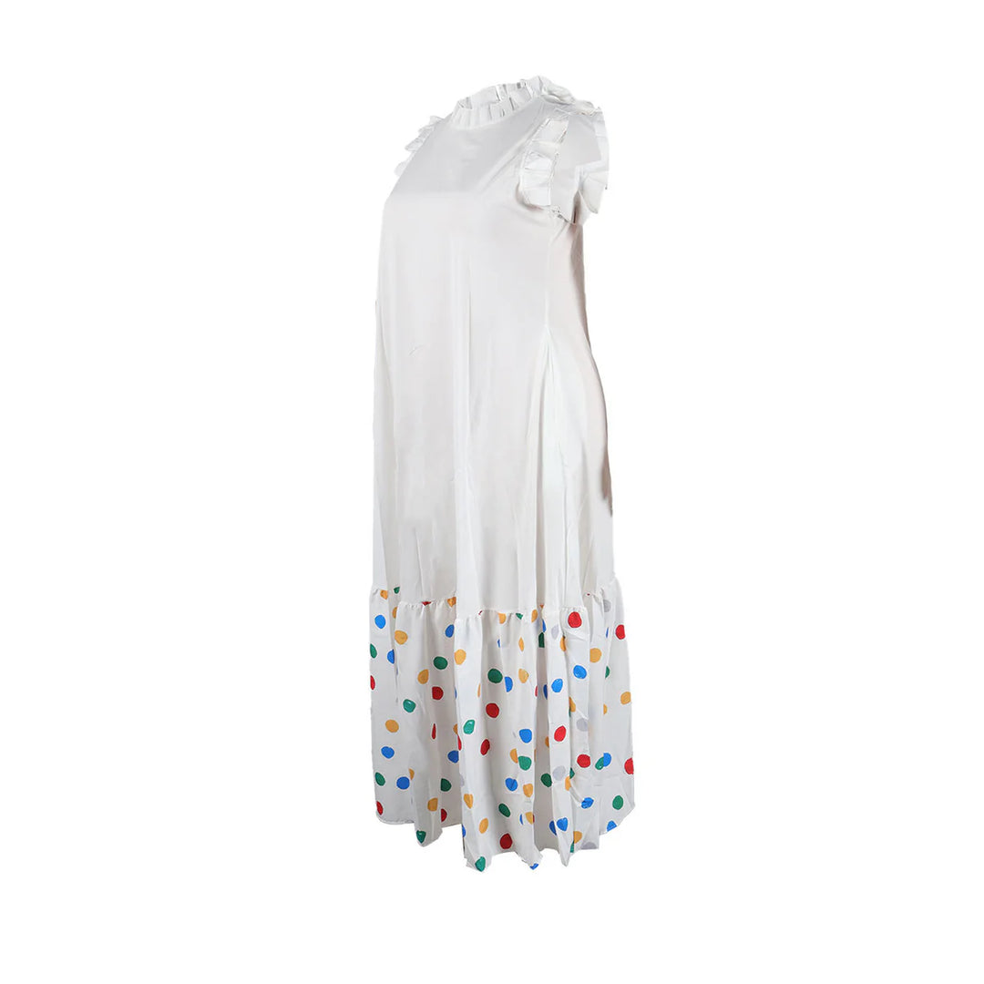 Plus Size Sleeveless Printed Dresses