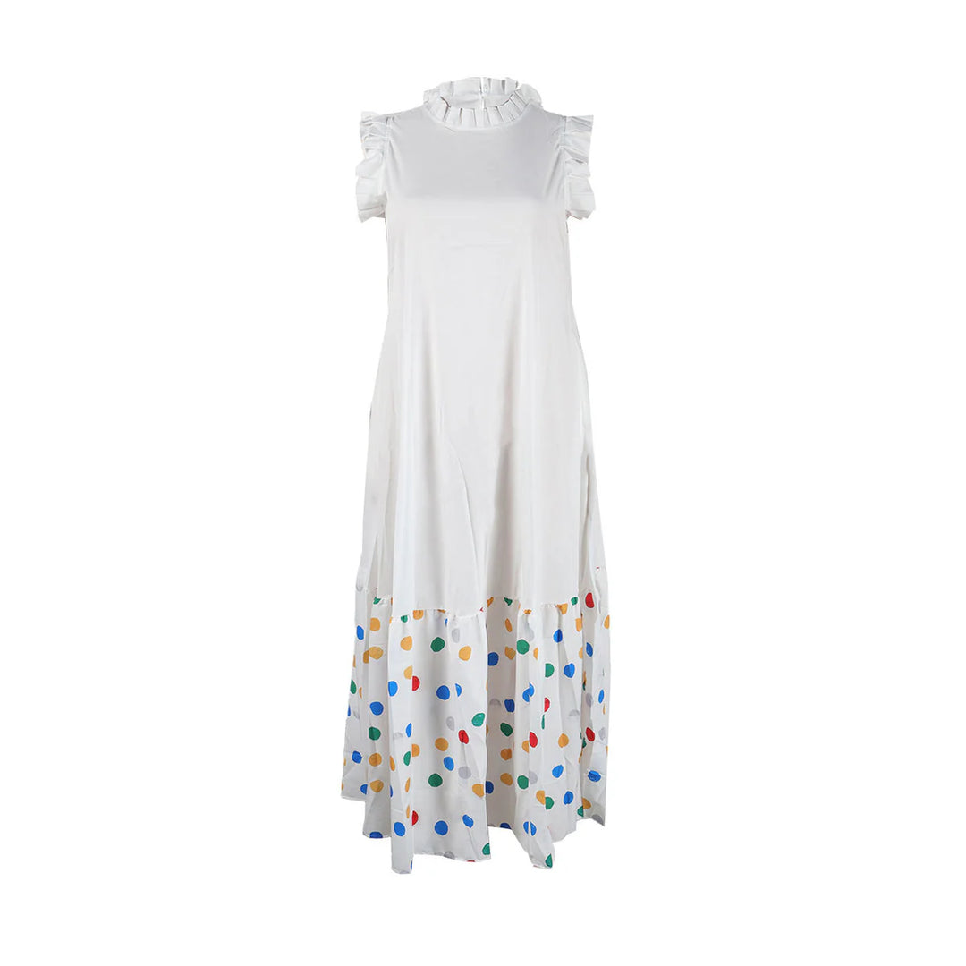 Plus Size Sleeveless Printed Dresses