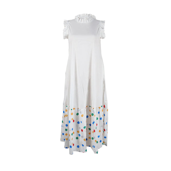Plus Size Sleeveless Printed Dresses