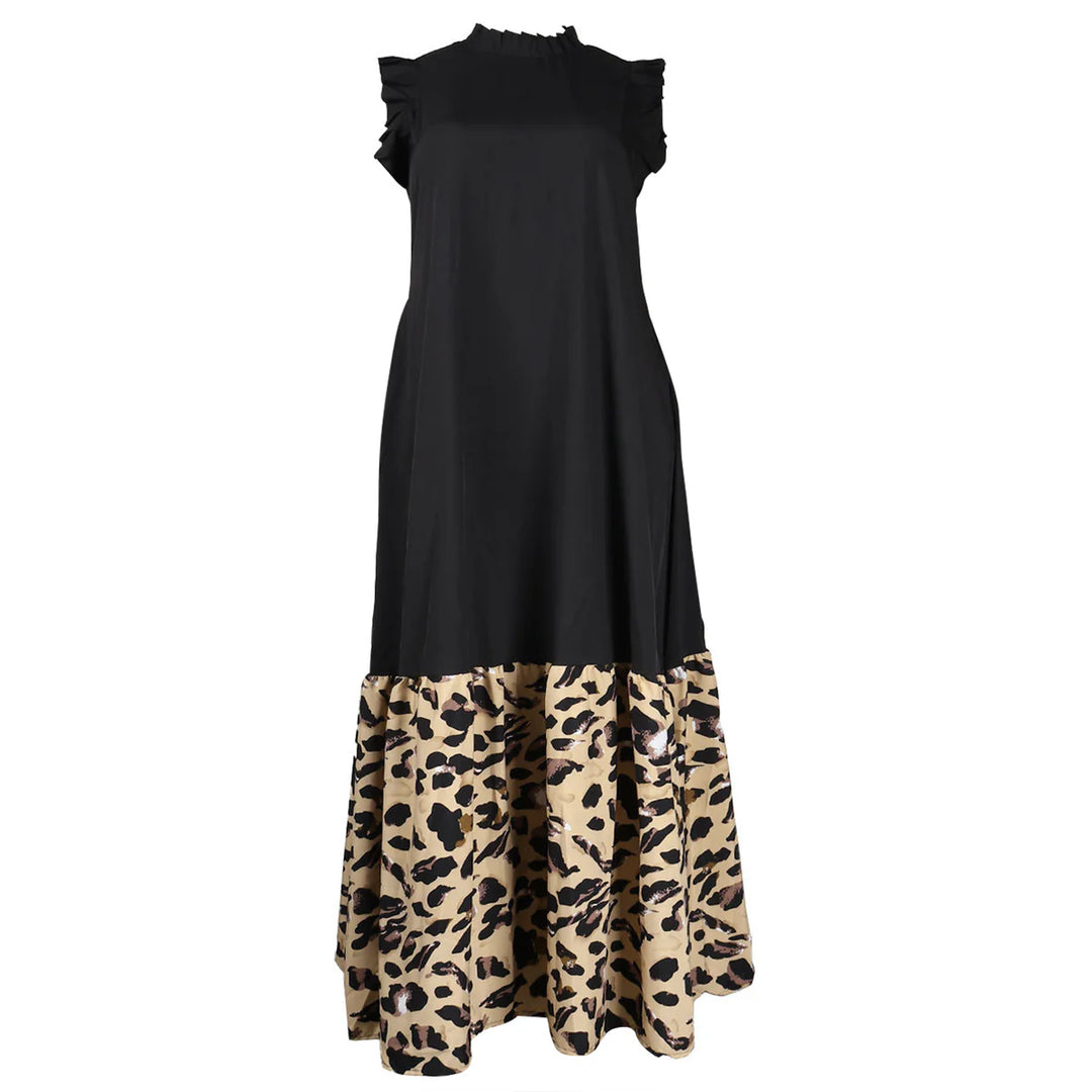 Plus Size Sleeveless Printed Dresses