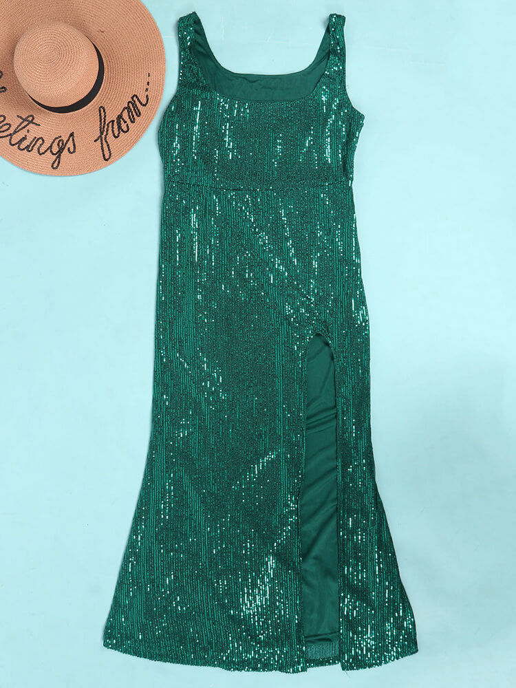 Split Sleeve One-piece Dress