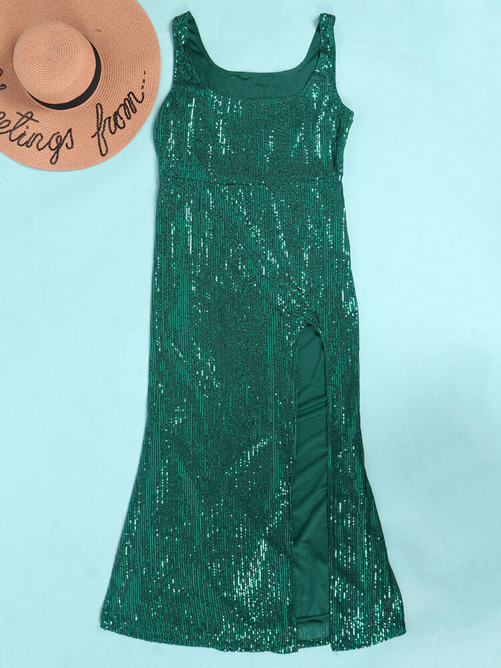Split Sleeve One-piece Dress