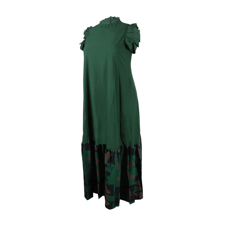Plus Size Sleeveless Printed Dresses
