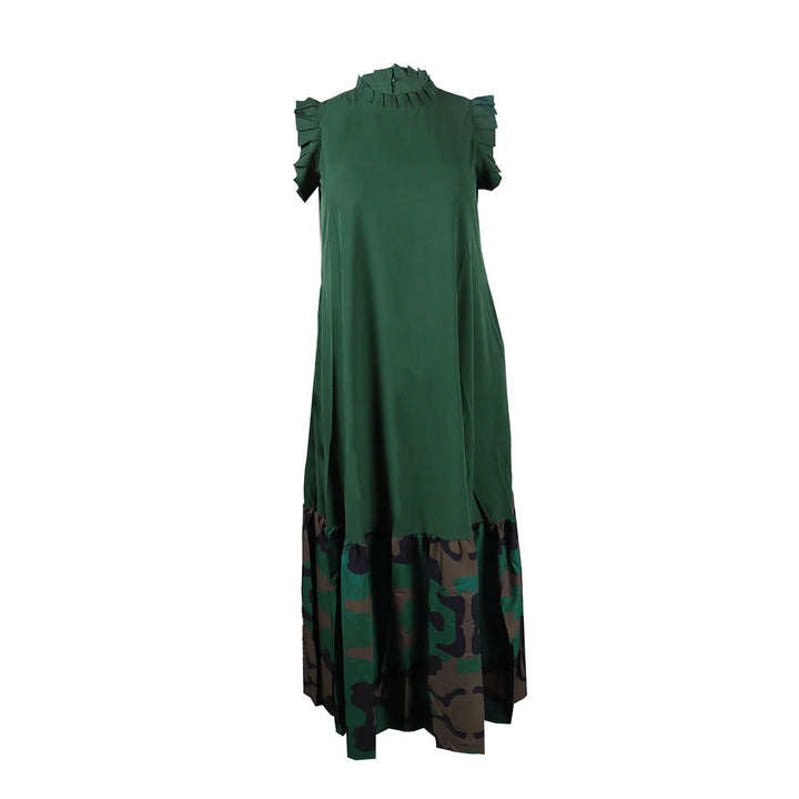 Plus Size Sleeveless Printed Dresses