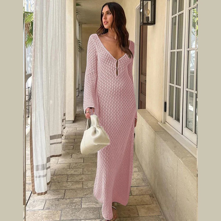 Beach Crochet Maxi Dress