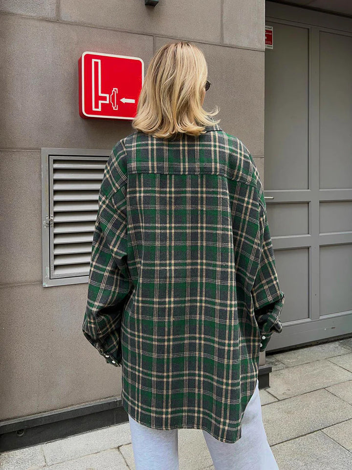 Vintage Double Pocket Check Shirt
