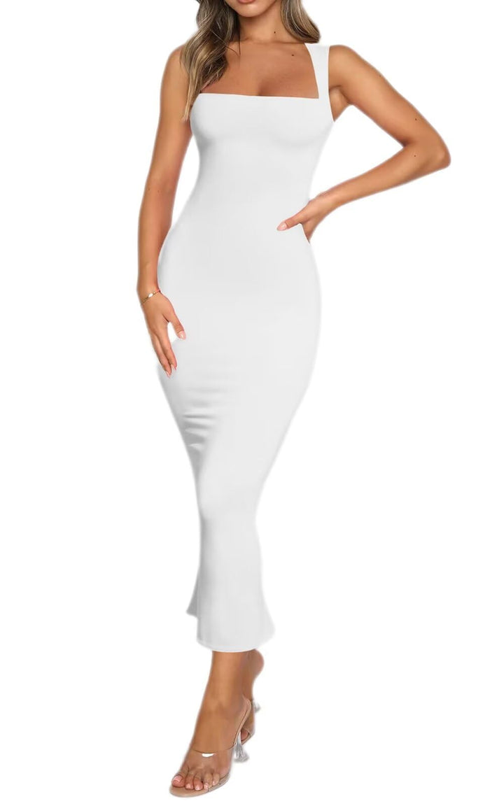 Spaghetti strap sleeveless dress