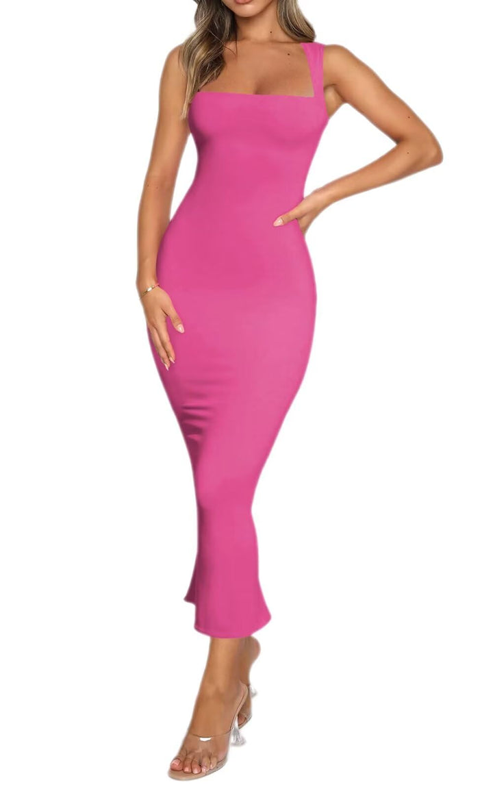 Spaghetti strap sleeveless dress